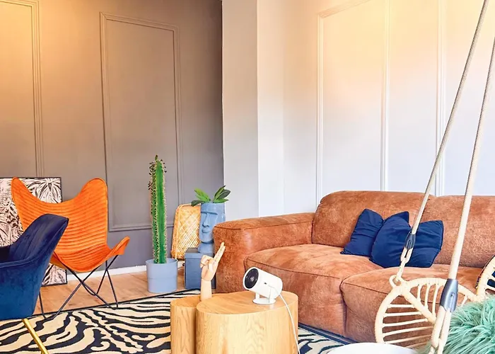 01 Bedroom In Mitte-Up To 5 People-Private Free Parking